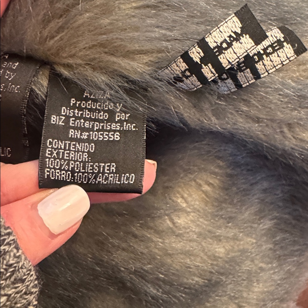 Elegant Brown Faux Fur Teddy Jacket - Picture 5 of 5